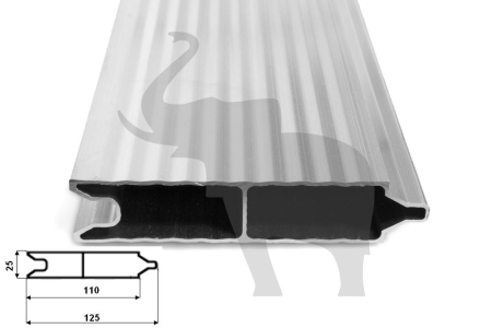 ACCESORII - PROFIL ALUMINIU 3186LG.110X25