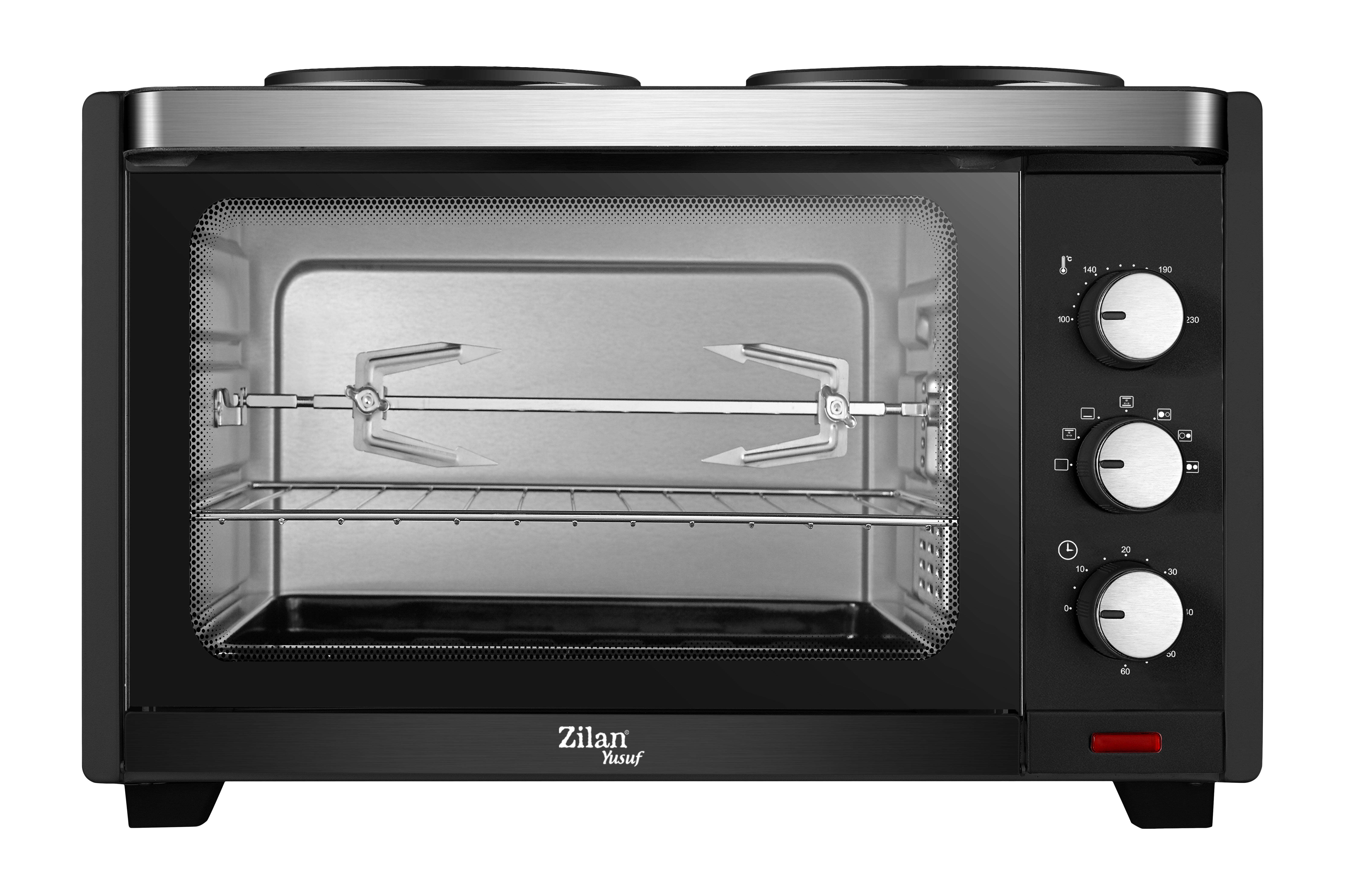 Cuptor electric Zilan ZLN0997 YUSUF, 1600 W, 28 Litri, Temperatura Reglabila, Negru [2]