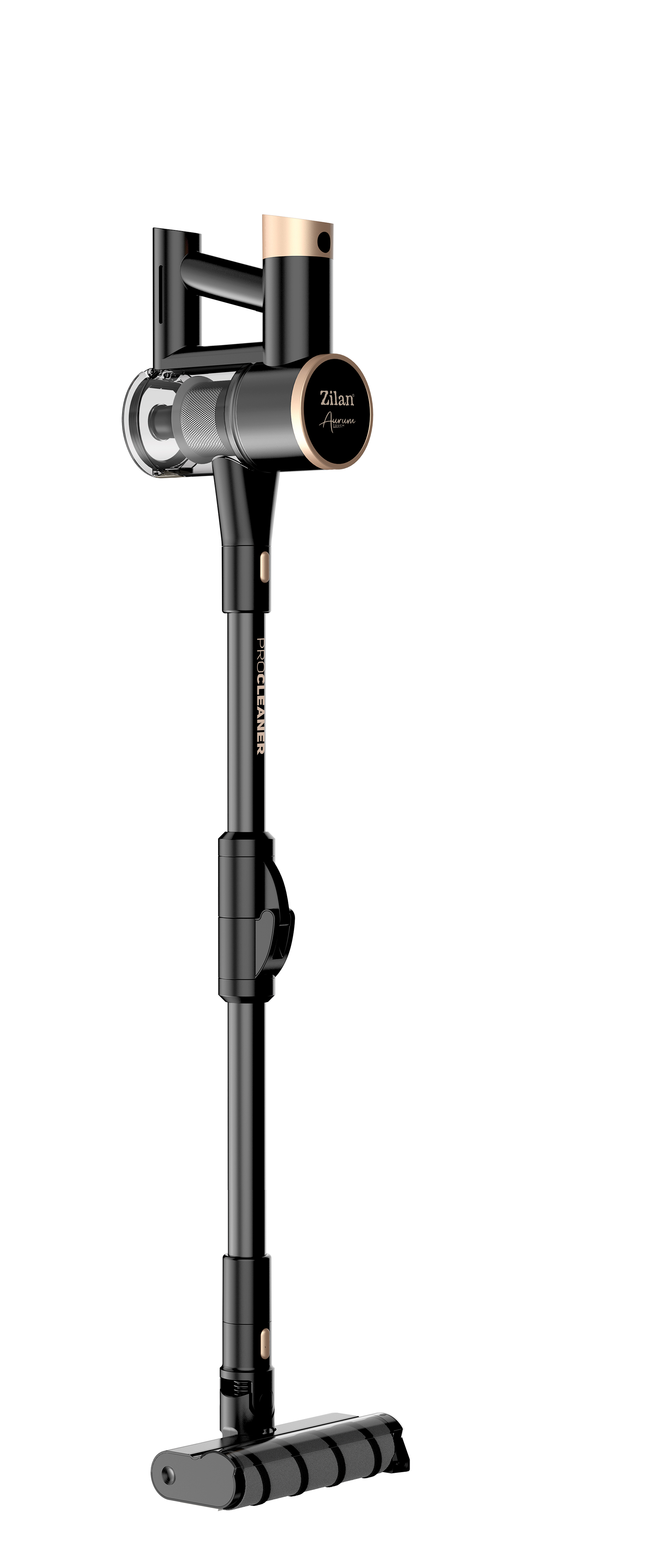 Aspiratoare verticale - Aspirator vertical Zilan ZLN3099 Aurum, Putere 220W, Capacitate 350ml, Baterie 2500mAh, 6 trepte de viteza, Tub pliabil