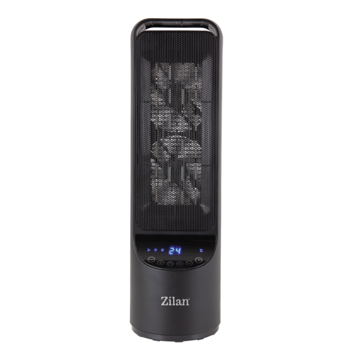 Aeroterma ceramica turn Zilan ZLN2052 Negru, 2000W, timer 8H, siguranta la rasturnare [2]
