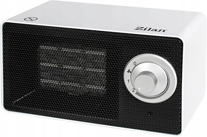 Aeroterma ceramica Zilan ZLN2007 Alb, 1000W, 2 nivele de incalzire, oprire automata la rasturnare [5]