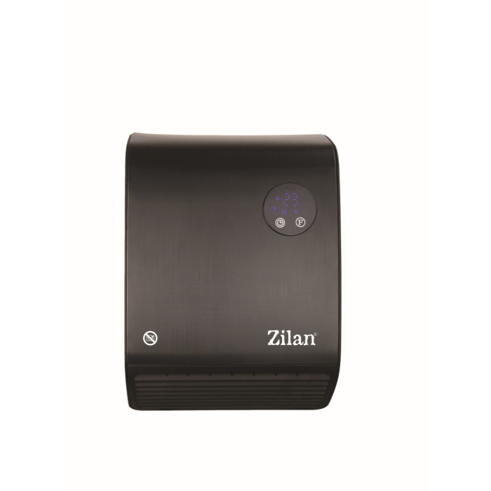 Aeroterma de perete Zilan ZLN5633 Negru, 2000W, desplay LED, senzor de pierdere a caldurii [2]