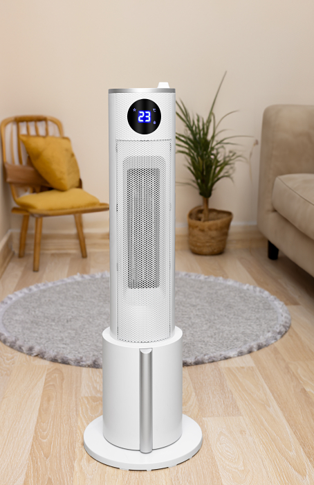 Aeroterma tip turn Zilan ZLN5640 Alba, putere 2200W, ecran LED, 3 trepte de viteza [12]