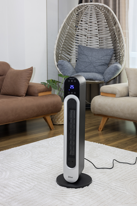 Aeroterma turn Zilan ZLN5657 Negru, 2200W, protectie la supraincalzire, 3 trepte de viteza [6]