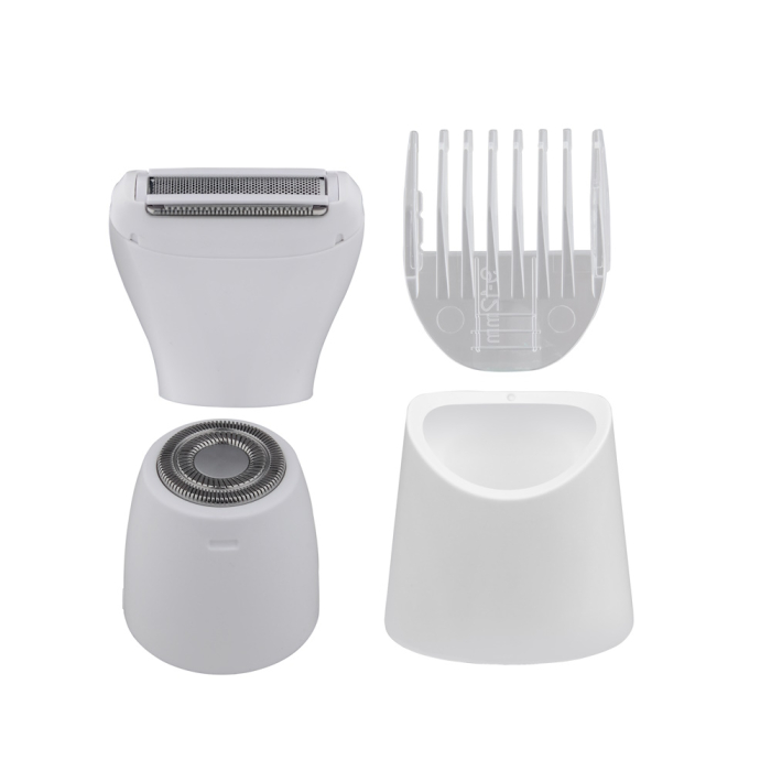 Aparat de epilat Zilan ZLN8740 Alb, 3 capete de epilare, 3 nivele de taiere, perie pentru curatare [16]