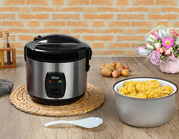 Aparat de gatit Zilan ZLN2793 2 in 1 pentru gatit orez si alimente la abur, capacitate 1.5L, 500W [10]
