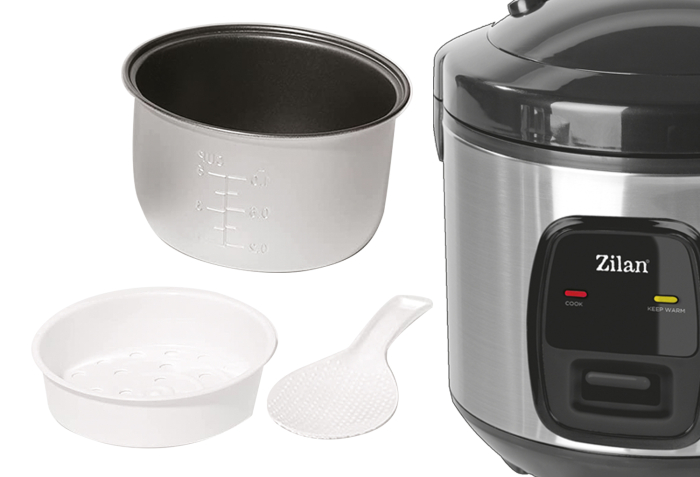 Aparat de gatit Zilan ZLN2793 2 in 1 pentru gatit orez si alimente la abur, capacitate 1.5L, 500W [7]