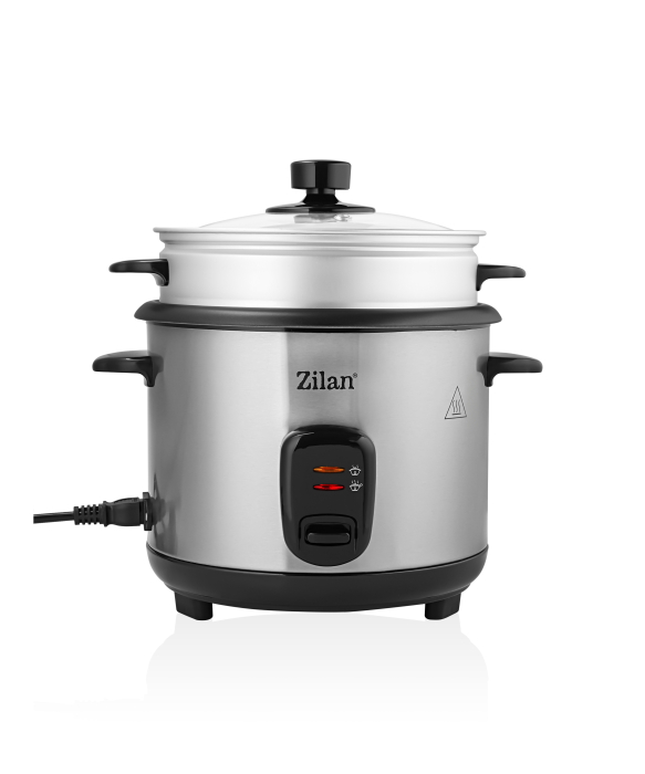 Aparat de gatit Zilan ZLN9570 2 in 1 pentru gatit orez si alimente la abur, capacitate 1.5L, 500W, sistem anti-alunecare [10]