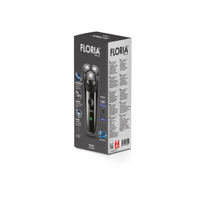 Aparat de ras Floria ZLN8542 Negru, putere 5 W, baterie reincarcabila, indicator luminos [7]