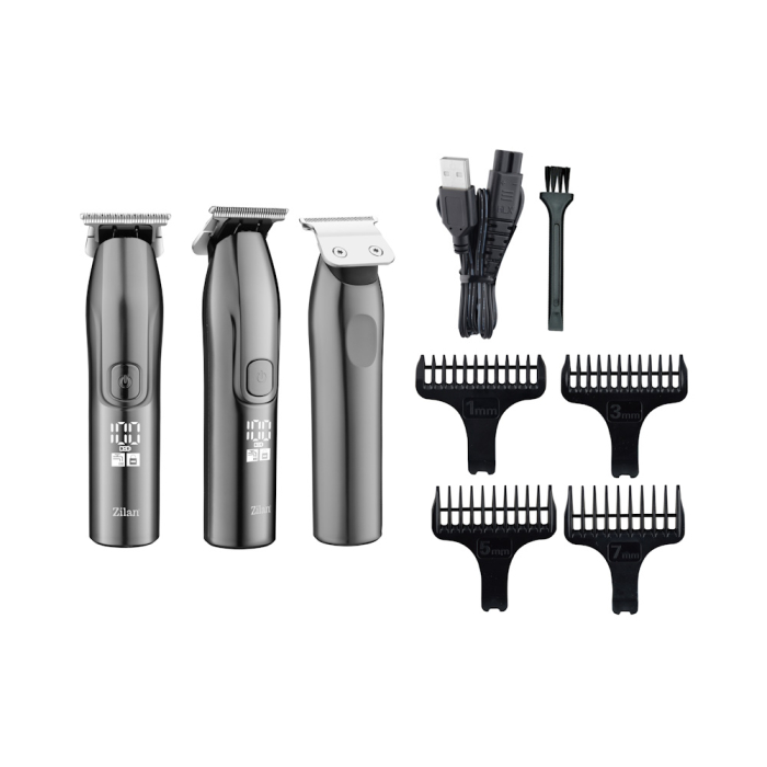 Aparat de tuns 5 in 1 Zilan ZLN8641 cu 5 dimensiuni de taiere, trimmer,rezistent la apa IPX7 [4]