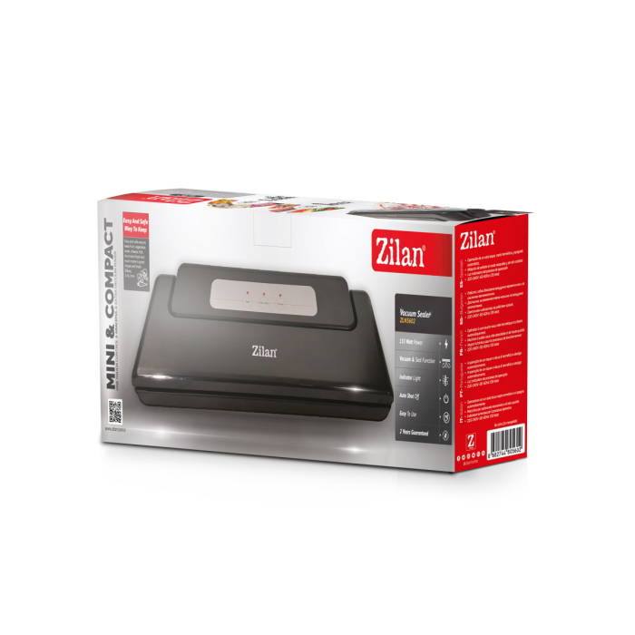 Aparat de vidat Zilan ZLN5602 Negru, functie de sigilat, indicator LED, oprire automata [3]