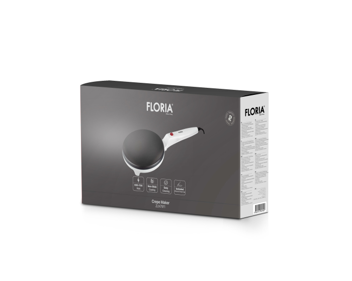 Aparat pentru facut clatite Floria ZLN7911 Alb, 700W, cu diamentru de 20 cm [4]