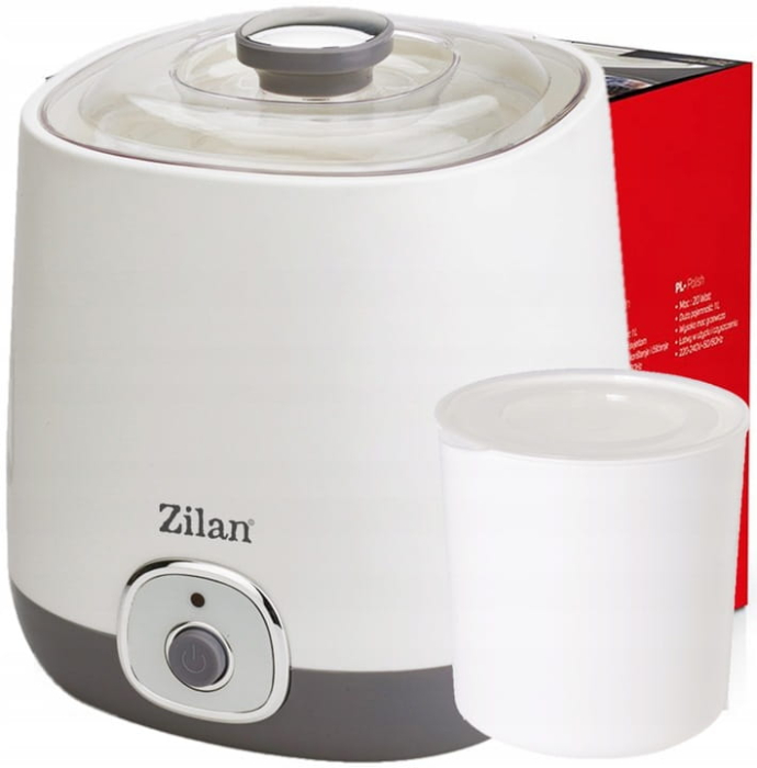 Aparat pentru facut iaurt, Zilan ZLN6098 Alb, indicator luminos, capacitate 1L [4]