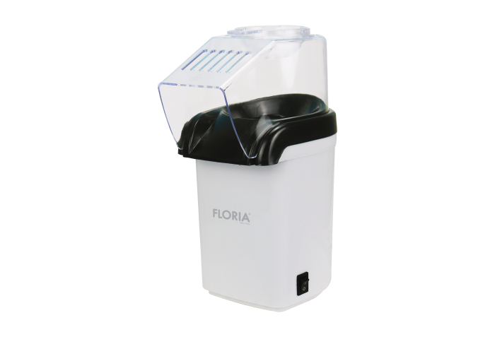 Aparat pentru facut popcorn Floria ZLN9044, BPA FREE, capacitate 60 de grame, 1200W, Alb [1]