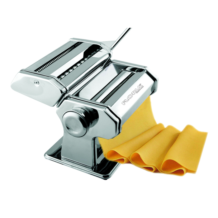 Aparat pentru paste Floria ZLN1129 ,9 posibilitati de reglare a grosimii, Otel inoxidabil, Accesoriu fixare de masa [10]