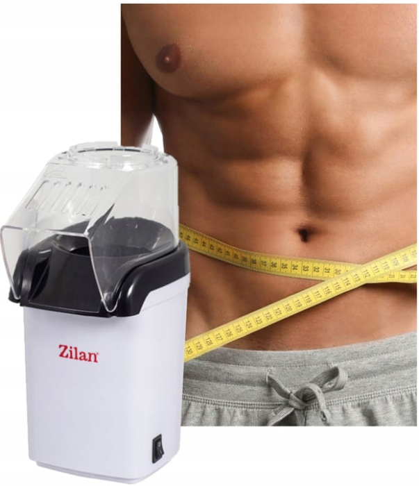 Aparat Pentru Popcorn Zilan ZLN8044,Alb Putere 1200W, sistem cu jet de aer cald, [4]