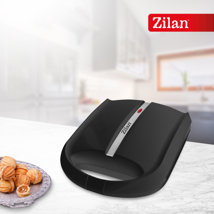 Aparat pentru preparat nuci Zilan ZLN2816 Negru, 24 jumatati sau 12 nuci intregi, 1600W, indicator luminos, Placi Neaderente [6]