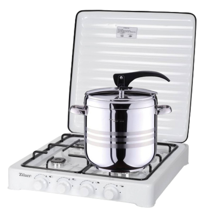 Aragaz 4 ochiuri ZILAN ZLN7079A, Alb Alimentare GPL butelie [5]