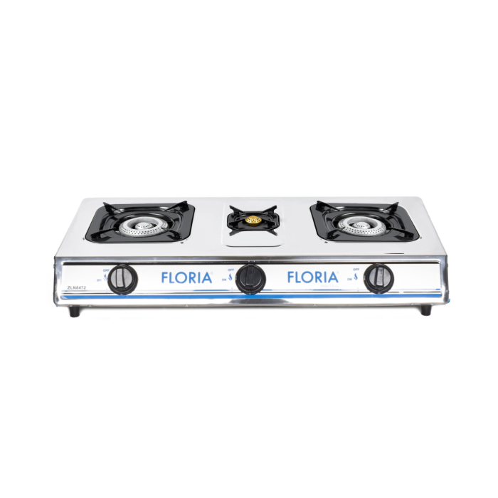 Aragaz cu 3 ochiuri inox, Floria ZLN8472 [2]