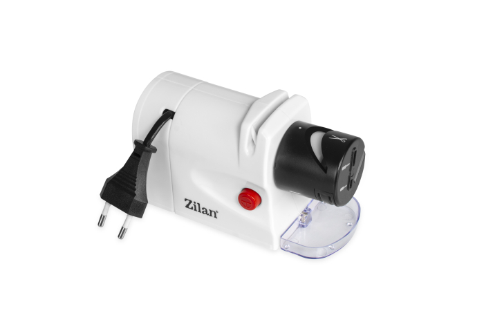 Ascutitor de cutite Zilan ZLN2175 Alb, 15W,  ultra compact, 2 nivele, ascutire si slefuire [12]