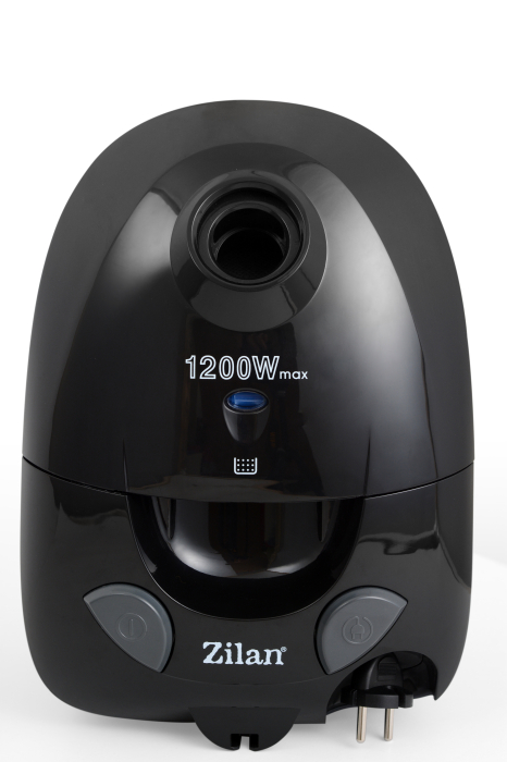 Aspirator cu sac ZILAN ZLN-8471,Negru Capacitate sac textil 2.0 l, Putere 1200W, Cordon electric retractabil 5 m [2]
