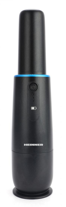 Aspirator de mana Heinner Blackstone HHVC-D7.2BK, 70 w, acumulator li 7.2v, putere absorbtie 5 kpa, indicator led, capacitate recipient praf 50 ml, autonomie 12 min, durata incarcare 3 ore, adaptor US [3]