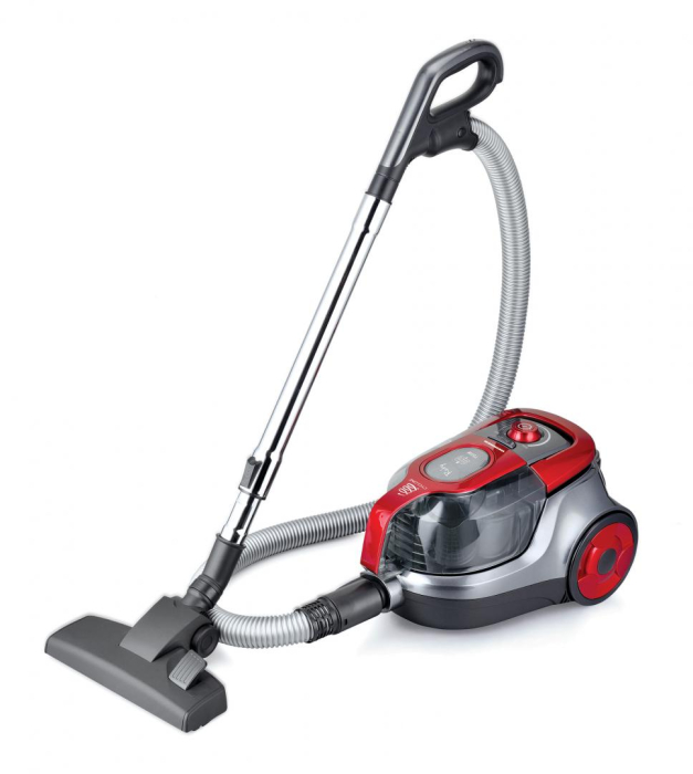 Aspirator fara sac Heinner HVC-V750RD, 750W, recipient praf din plastic 2.2L, filtrare ciclonica, filtru HEPA dublu 13 [1]