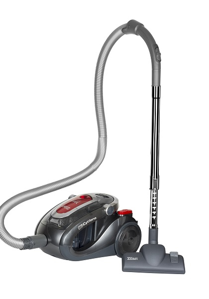 Aspirator Profesional ZILAN ZLN3529  Negru/Rosu, 2000 W, Filtru HEPA, Capacitate 2 L, Filtrare Ciclonica, Accesorii Incluse, Furtun Flexibil, Tija din Inox, Design Modern [1]