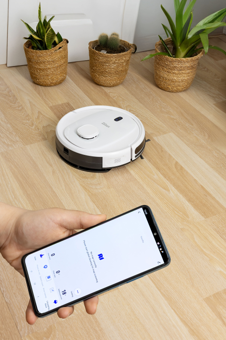Aspirator robot Zilan ZLN5400, Putere aspirare 2700pa, Zgomot sub 68dB, 3 nivel putere, conexiune Wi-Fi, Baterie 3200mAh [10]