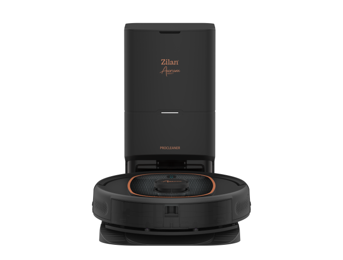 Aspirator robot Zilan ZLN5500 Aurum cu statie de colectare praf, Putere 600W, 3 trepte putere, baterie 3200mAh, Control Vocal, WiFi [12]