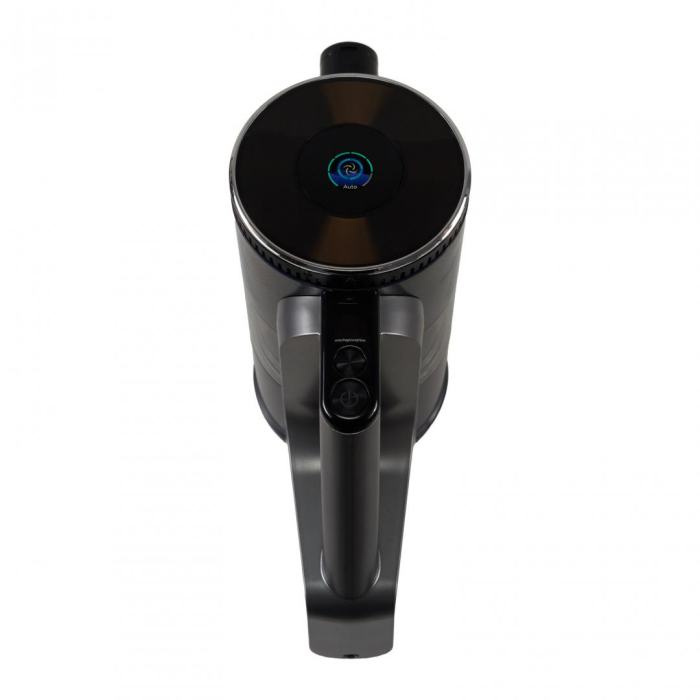 Aspirator vertical Heinner HSVC-MBD25.9S, filtrare ciclonica, acumulator 25.9V, putere: 450w si 3 viteze , autonomie max 20 min, display led, 0.7l , filtru hepa, silver [11]