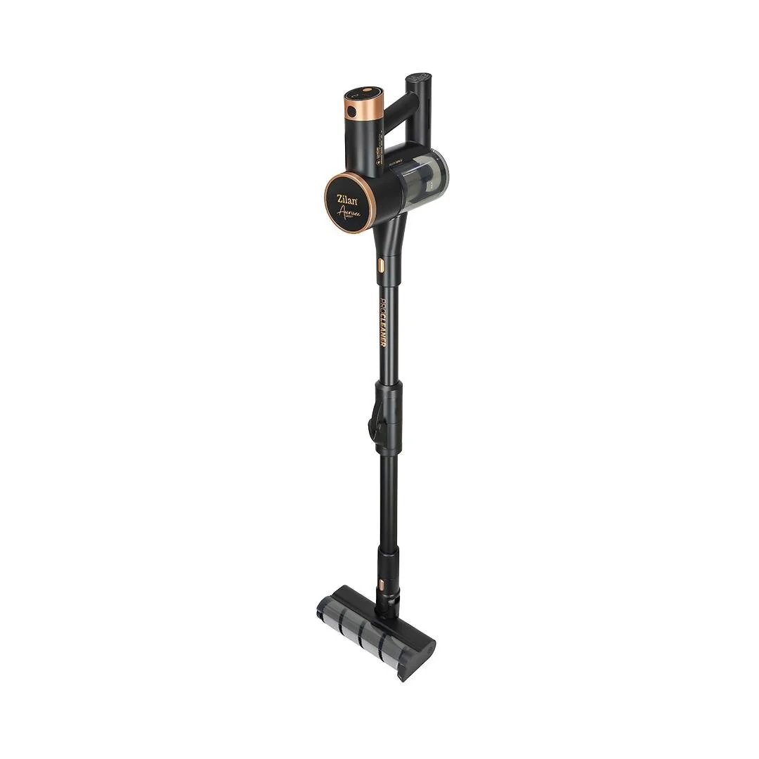 Aspirator vertical Zilan ZLN3099 Aurum, Putere 220W, Capacitate 350ml, Baterie 2500mAh, 6 trepte de viteza, Tub pliabil [1]