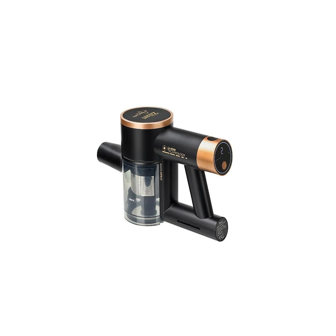 Aspirator vertical Zilan ZLN3099 Aurum, Putere 220W, Capacitate 350ml, Baterie 2500mAh, 6 trepte de viteza, Tub pliabil [3]
