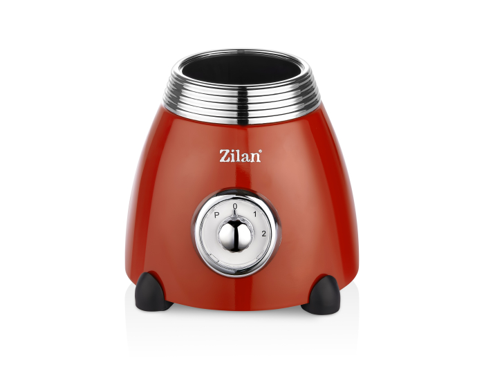 Blender RETRO Zilan ZLN7057 Rosu, capacitate 1.5 L, putere 500W, lame din otel [10]