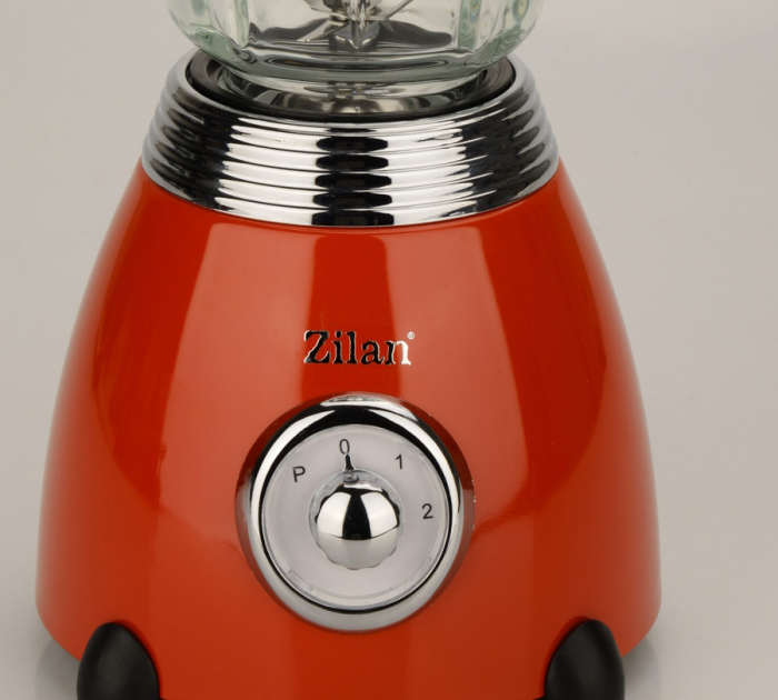 Blender RETRO Zilan ZLN7057 Rosu, capacitate 1.5 L, putere 500W, lame din otel [13]