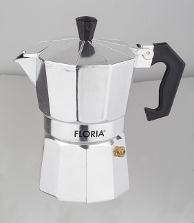 Cafetiera Espresso Floria ZLN2492, 6 cesti, 300 ml, Ø9 cm, aluminiu, Argintiu [2]