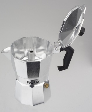Cafetiera Espresso Floria ZLN2492, 6 cesti, 300 ml, Ø9 cm, aluminiu, Argintiu [3]