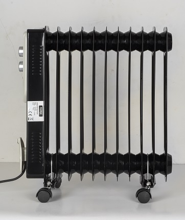 Calorifer electric Floria ZLN3666,Negru 2500 W, 11 elementi, 3 trepte de putere, Termostat reglabil, Protectie supra-incalzire, Indicator luminos,  [4]