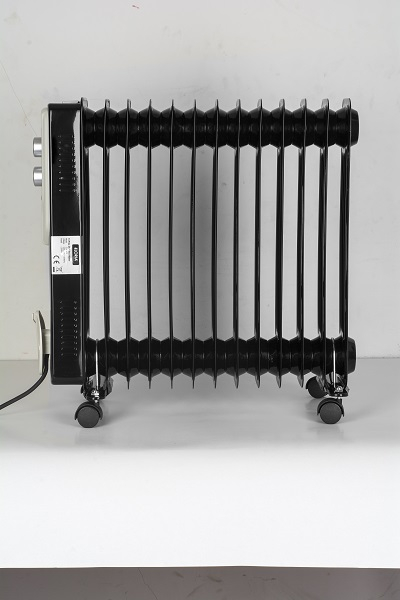 Calorifer electric Floria ZLN3673,Negru 2500 W, 13 elementi, 3 trepte de putere, Termostat reglabil, Protectie supra-incalzire, Indicator luminos,  [4]