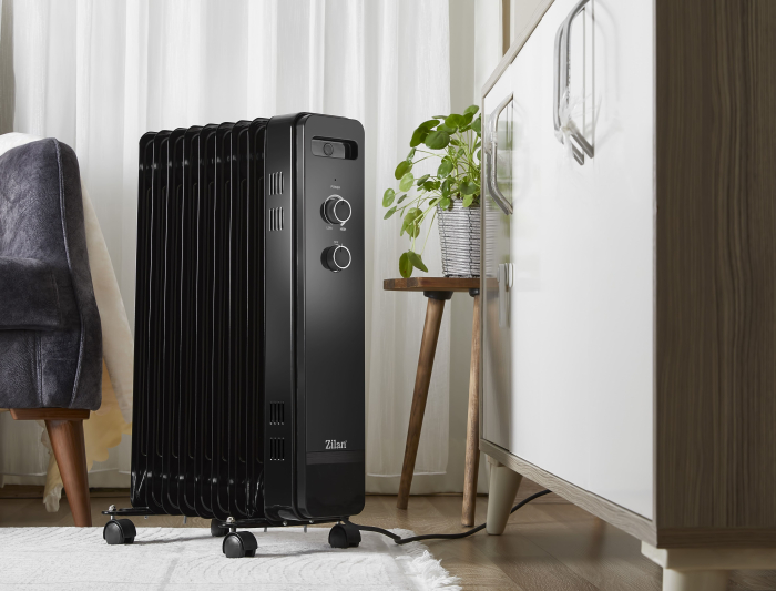 Calorifer electric Zilan ZLN8443 Negru, 9 elemnti, putere 2000W, termostat reglabil [3]