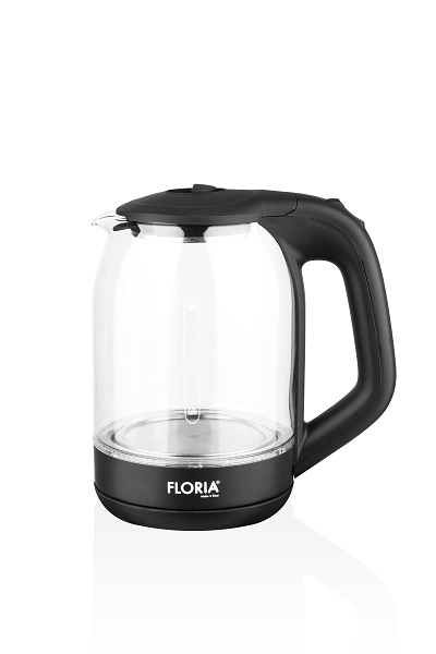 Cana fierbator din sticla FLORIA ZLN3505, Leduri iluminare apa, Putere 1500 W, Capacitate 1.8L [1]