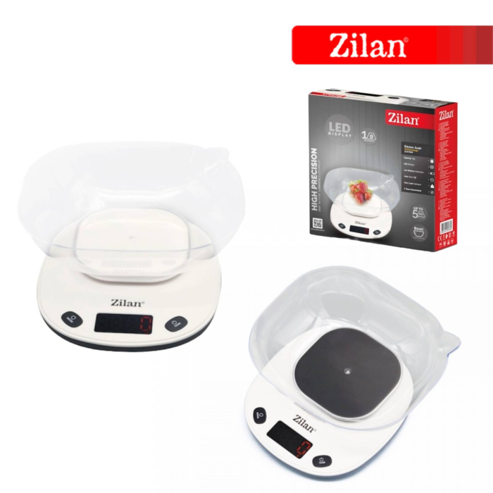 Cantar alimentar Zilan ZLN7880 Alb, capacitate maxim 5 kg, ecran digital, oprire automata [4]