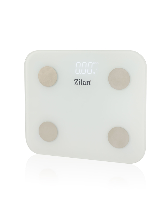 Cantar corporal Zilan ZLN9006 din sticla securizata, capacitate 3-180kg, Aplicatie OKOK, Display LED [2]