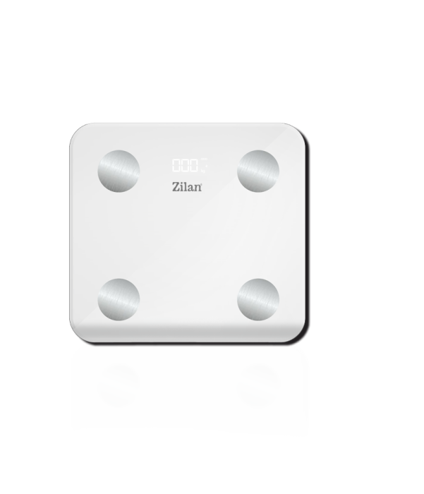 Cantar corporal Zilan ZLN9006 din sticla securizata, capacitate 3-180kg, Aplicatie OKOK, Display LED [1]