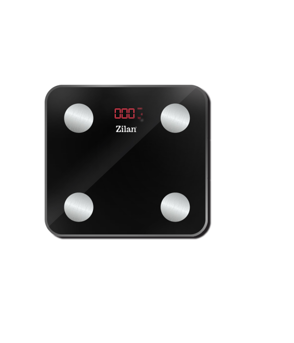 Cantar corporal Zilan ZLN9007 din sticla securizata, capacitate 3-180kg, Aplicatie OKOK, Display LED [1]