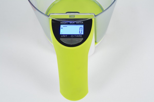 Cantar de bucatarie digital Zilan ZLN 7788, cu cana, capacitate 2 kg,Verde [2]