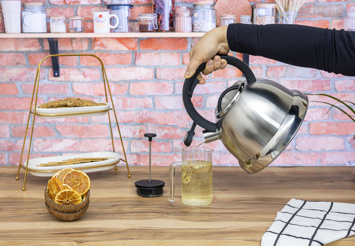 Ceainic cu fluier Zilan ZLN1306 din otel inoxidabil, Compatibil gaz, electric  inductie, Capacitate 3.5L [6]