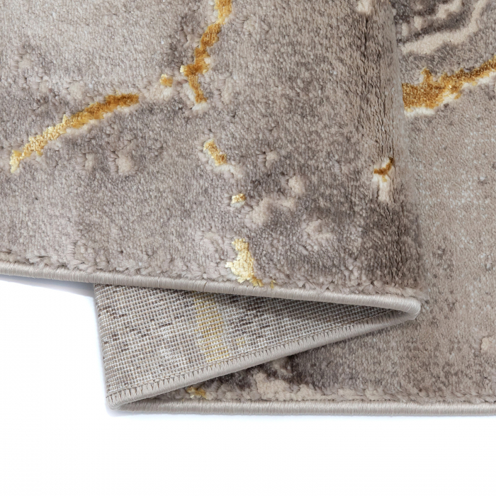 Covor Modern Living , Dormitor  Dreptunghiular Marmara D636R Bej Gold [5]