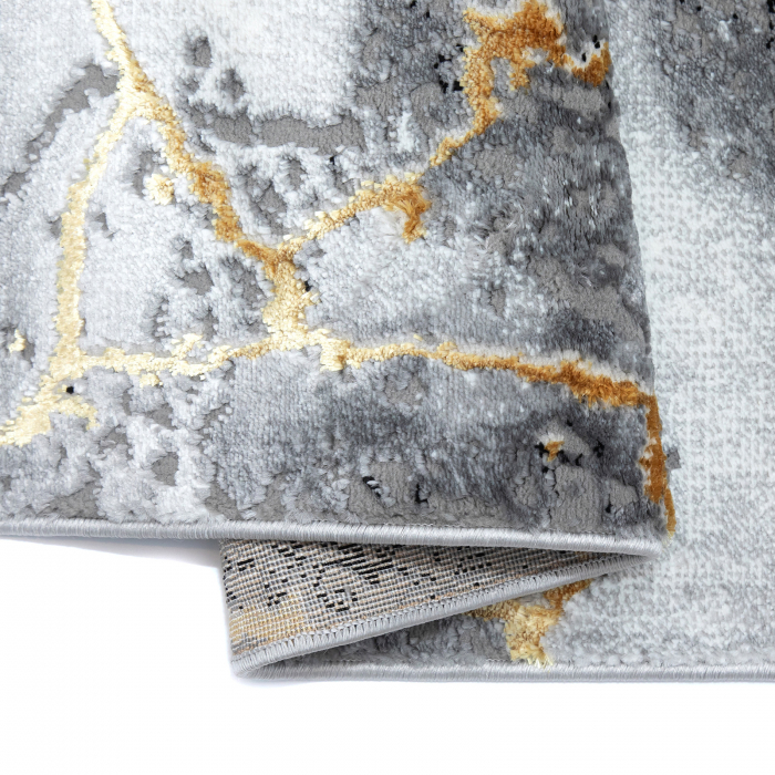 Covor Modern Living , Dormitor  Dreptunghiular Marmara D636R Gri Gold [5]