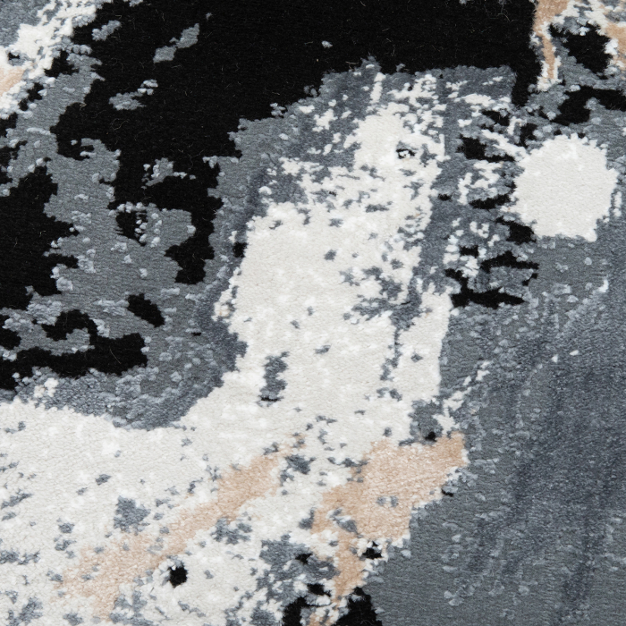 Covor Modern Living , Dormitor  Dreptunghiular Yaman 1656B Gri/Black [4]
